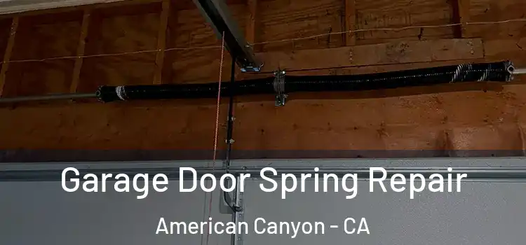 Garage Door Spring Repair American Canyon - CA